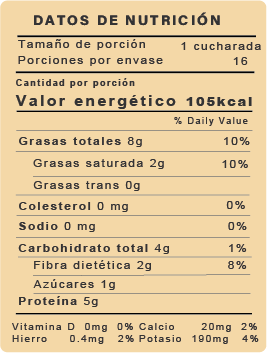 NUEVA! - Mantequilla de mani chococrunchy.