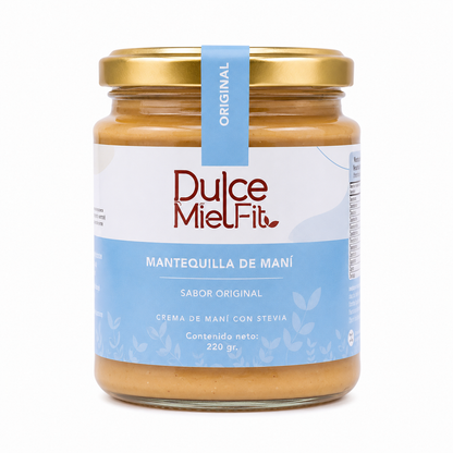 Mantequilla de mani original (maní con stevia)