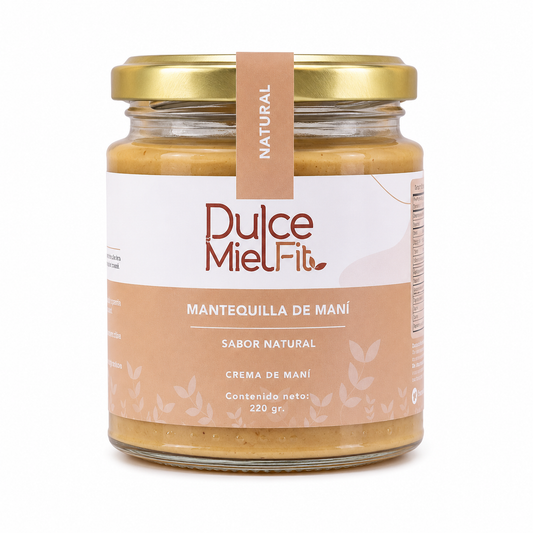 Mantequilla de mani natural (solo maní)