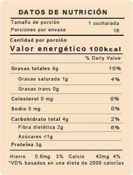 Mantequilla de almendras natural ( solo almendras)